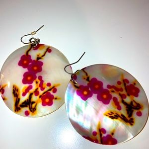 Floral earrings